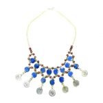 Coins & Lapis Lazuli Necklace