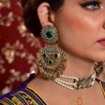 Afghani Bridal Ear Ring And Choker Set
