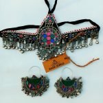 Afghani Head Wear and Ear Ring Set