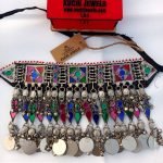 Afghani Kuchi Bells And Coins Choker