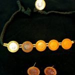 Gold Flower Coins Choker Set