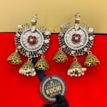 Golden Jhumka Traditional Earrings