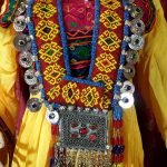 Big Necklace/Belt With Pendant & Crystal Coins