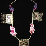 Three Taveezi Necklace with Beads