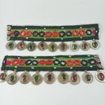 Afghani Fabric & Coins Anklet