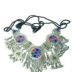 Three Round Pendant Afghan Choker