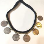 Bohemian old Coins Choker