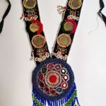 Beaded Medallion Mirror Necklace