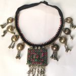 Kuchi Square Bells Pendant Choker