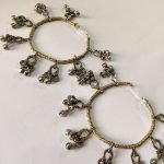 Beaded & Bells Anklet Pair