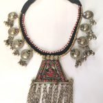 Kuchi Antique Bells Pendant Choker