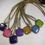 Synthetic Multi Colour Stone Necklace-3