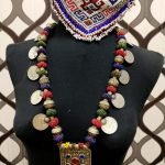 Long Vintage Turkman Beads Necklace