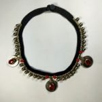 Small bells And Crystal Coins Choker