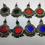 Round Crystal Hanging Bells Ear Ring