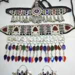 Crystal Work Tribal Necklace Set
