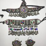 Hanging Bells Work Tribal Necklace Set
