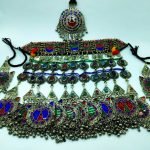 Heavy Pendants Necklace Set (Necklace, Head Piece, Ear Ring)