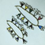 Multi Crystals And Bells Anklet