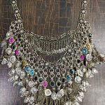 Vintage Tribal Afghan Big Choker