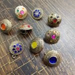 Afghani Multi Stone Chargul Nose Ring