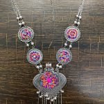 Fashion Jewelry Multi Stone Necklace