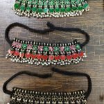 Multi Crystal Beads and Bells Choker