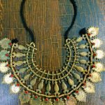 Half Moon Golden Leaf Latest Choker