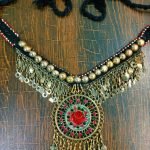 Old Vintage Big Pendant Afghani Choker