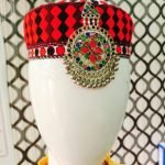 Afghani Cultural Taqiyah Cap with Pendant