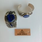 Round Lapiz Stone Bracelet