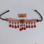 Red Beads Stone Kuchi Choker