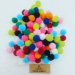 Solid Colors DIY Pompom Multi Colors Dress Accessories