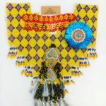 Unique Designs Handmade Beaded Afghani Neckline for Ladies Dresses