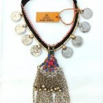 Long Bells and Antique Coins Choker