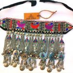 Long Bells with Coins Boho Choker