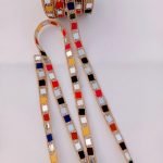 Mirror And Velvet Pieces Facny Trim