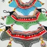 Multi Beads Patch and Coins Belt