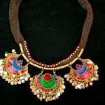 Multi Crystal Beads Afghani Cultural Choker
