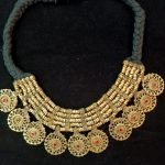 Multi-Layer German Silver Beads Tribal Choker