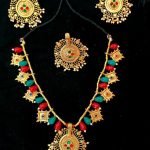 Multi Pearls Tribal Afghani Choker Set