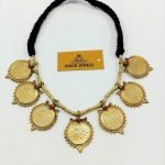 Old Indian Coin Shape Choker