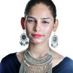 German Silver Long Bells Necklace Set