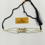 White Beads Butterfly Choker