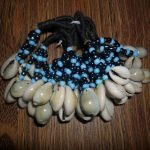 Beautiful Pearl with blue cord for dresses