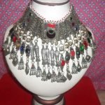 Kuchi Tribal Necklace with metal fish and pearl