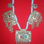 Afghani Kuchi Necklace with 3 locket