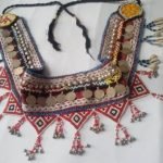 Kuchi tribal belt handmade Afghan – coins, beads and embroidery