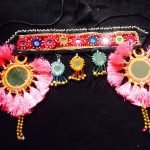 Turkmani Double Flower Head Piece