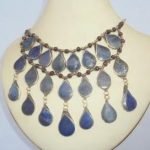 3 lines lapiz Necklace